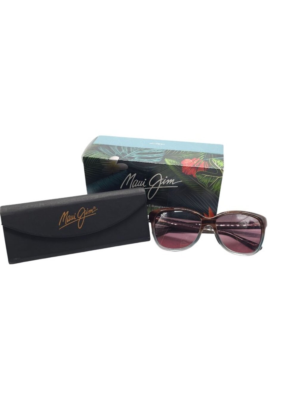Maui Jim PolarizedPlus2 Rose Starfish Sandstone Sunglasses W/ Blue RSS744-22B